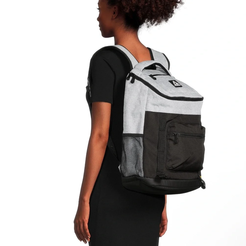 Reebok Light Heather Grey & Black Bobbie Top Loader 18.5